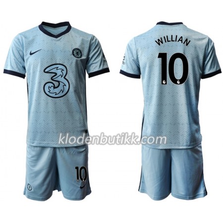 Chelsea Willian 10 Barn Bortedraktsett 2020-2021 Kortermet (+ Korte bukser)